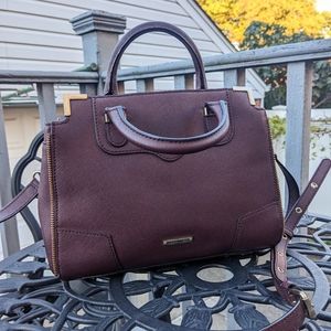 🎉HOST PICK🎉 Rebecca Minkoff Amorous Burgundy Crossbody Leather Satchel